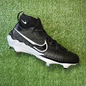 Nike Alpha Huarache NXT Metal Baseball Cleats Black White DJ6517-001 Men's Sizes
